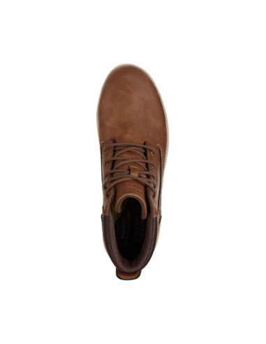 Buty męskie skechers garlan deno brązowe 205235 brn