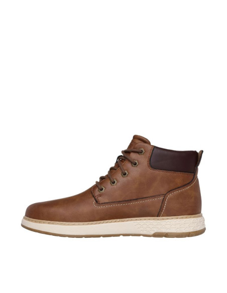 Buty męskie skechers garlan deno brązowe 205235 brn