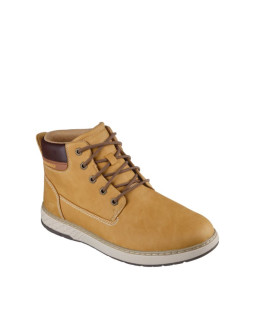 Buty męskie skechers garlan deno beżowe 205235 wtn 2