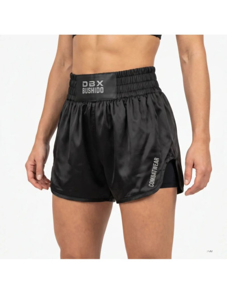 Spodenki tajskie damskie czarne combatwear | dbx bushido