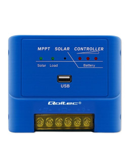 Qoltec regulator ładowania mppt 15a do zasilania odbiorników dc i ładowania akumulatorów 12v/24v | lifepo4 2