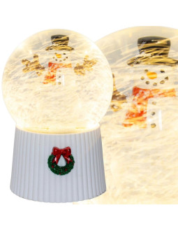 Kula śnieżna grająca 147mm led bałwan 2