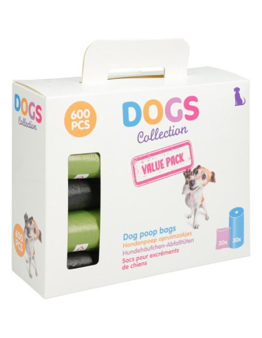 Woreczki na psie odchody 600szt dogs collection