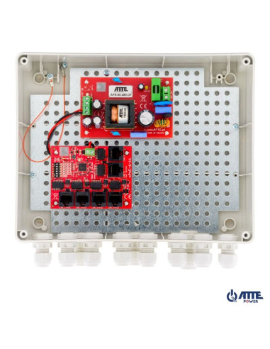 Switch zewnętrzny 5-portowy poe do 5 kamer ip atte ip-5-11-l2