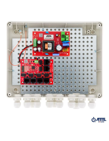 Switch zewnętrzny 5-portowy poe do 5 kamer ip atte ip-5-11-l2