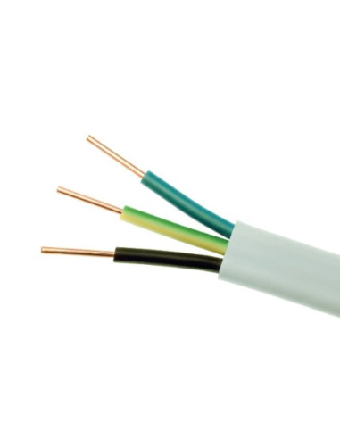 Przewód elektryczny drut płaski elektrokabel 30197k ydyp 450/750v 3x2,5mm2 100m