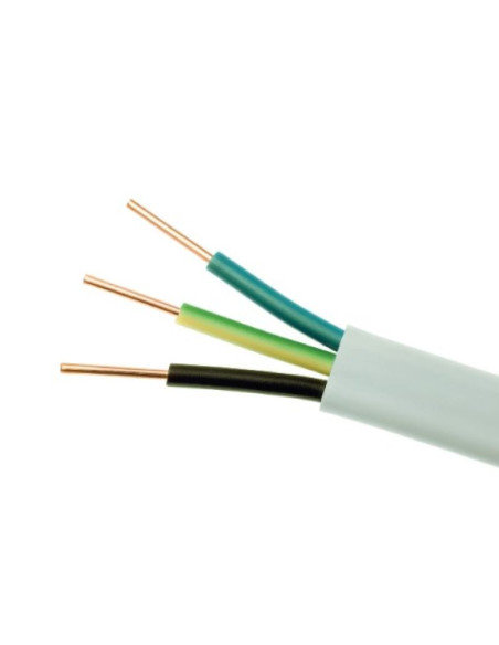 Przewód elektryczny drut płaski elektrokabel 30197k ydyp 450/750v 3x2,5mm2 100m