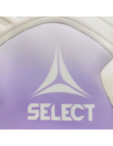 Rękawice bramkarskie select 89 women v26 fioletowo-biało-limonkowe 500097