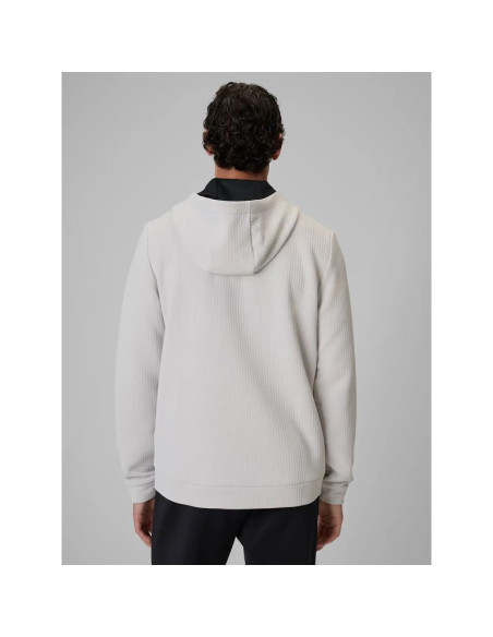 Bluza treningowa regular ze strukturalnej dzianiny męska 4f 4fwaw26tfswm0891-11s