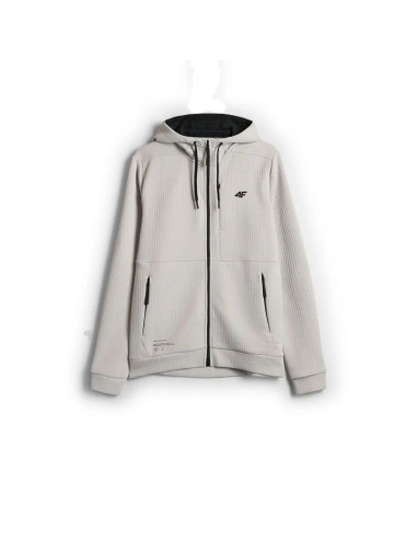 Bluza treningowa regular ze strukturalnej dzianiny męska 4f 4fwaw26tfswm0891-11s
