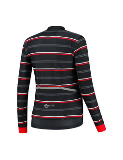 Rogelli kurtka zimowa damska stripe czar-czer m 2