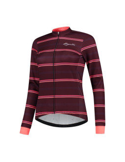 Rogelli kurtka zimowa damska stripe bordowa m