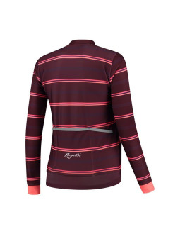 Rogelli kurtka zimowa damska stripe bordowa l 2