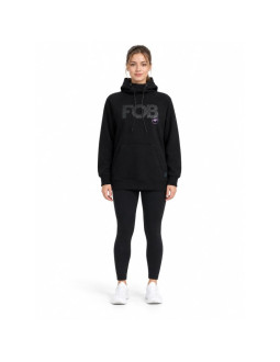 Bluza z kapturem z dodatkową stójką pod szyją i zamkami w kieszeniach damska 4f 4fwaw26tswsf2665-20s