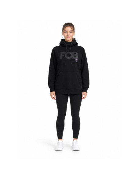 Bluza z kapturem z dodatkową stójką pod szyją i zamkami w kieszeniach damska 4f 4fwaw26tswsf2665-20s