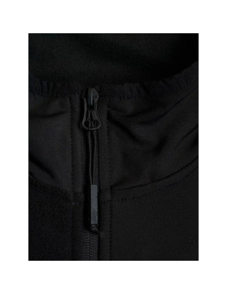 Polar ze stójką z panelem z materiału typu softshell męski 4f 4fwaw26tflem480-20s
