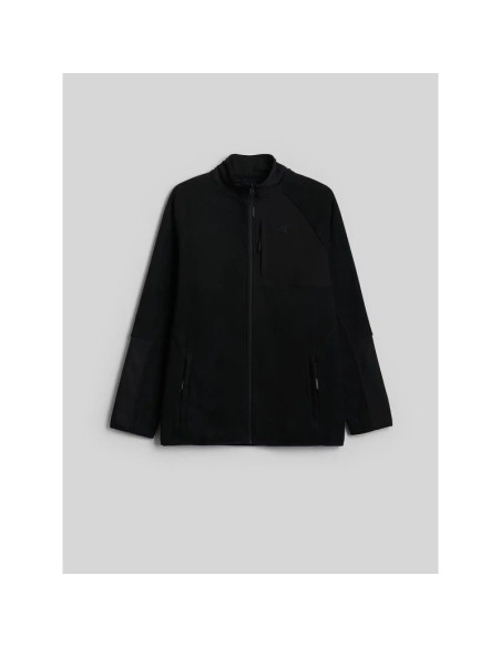 Polar ze stójką z panelem z materiału typu softshell męski 4f 4fwaw26tflem480-20s