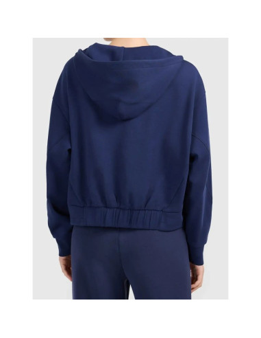 Kopertowa bluza z kapturem z bardzo miękkiej dzianiny damska 4f 4fwaw26tswsf2661-31s
