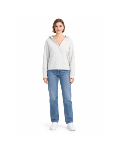 Kopertowa bluza z kapturem z bardzo miękkiej dzianiny damska 4f 4fwaw26tswsf2661-27m