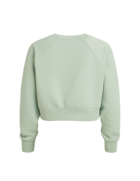 Bluza damska nike dri-fit fleece get fit lux crew sweatshirt zielona - cd4308-321