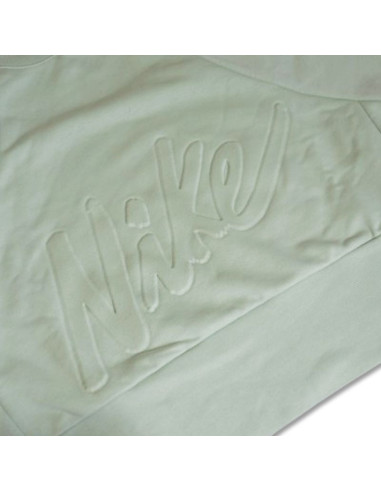 Bluza damska nike dri-fit fleece get fit lux crew sweatshirt zielona - cd4308-321