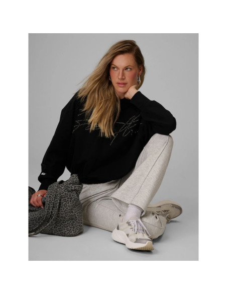 Bluza z kapturem, z aplikacją z dekoracyjnych jetów damska 4f 4fwaw26tswsf2670-20s