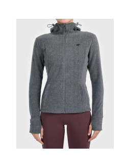 Polar z kapturem rozpinany damski 4f 4fwaw26tflef478-24m