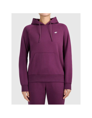Bluza z kapturem nierozpinana damska 4f 4fwaw26tswsf2674-60s