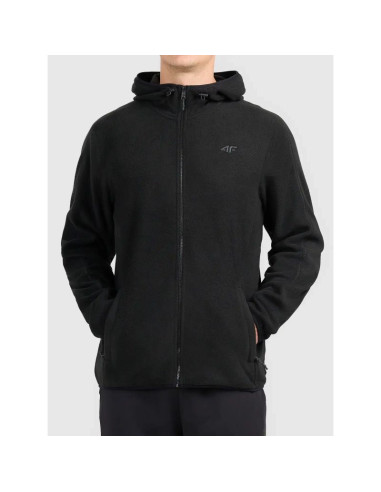 Bluza polarowa z kapturem męska 4f 4fwmm00tflem488-20s
