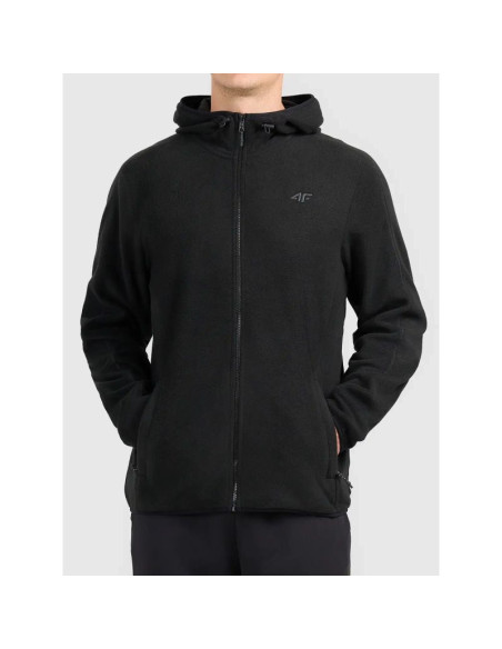 Bluza polarowa z kapturem męska 4f 4fwmm00tflem488-20s
