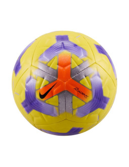 Piłka nożna nike academy plus żółto-fioletowa iq0640 710