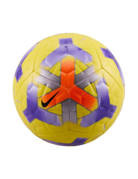 Piłka nożna nike academy plus żółto-fioletowa iq0640 710