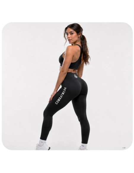 Legginsy damskie długie czarne combatwear | dbx bushido