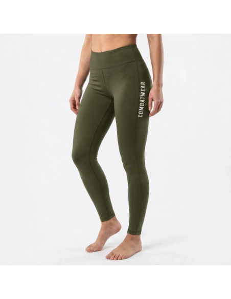 Legginsy damskie długie army green combatwear | dbx bushido