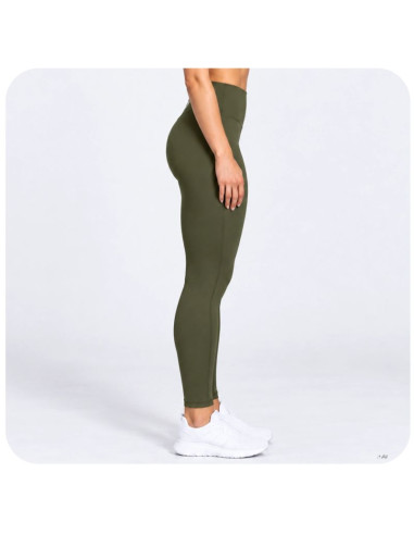 Legginsy damskie długie army green combatwear | dbx bushido