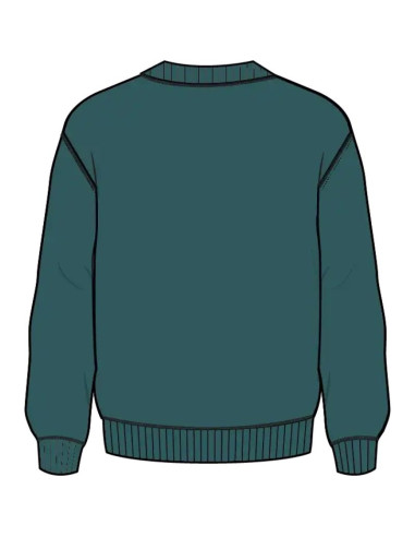 Bluza z okrągłym dekoltem nierozpinana męska 4f 4fwaw26tswsm2736-46s