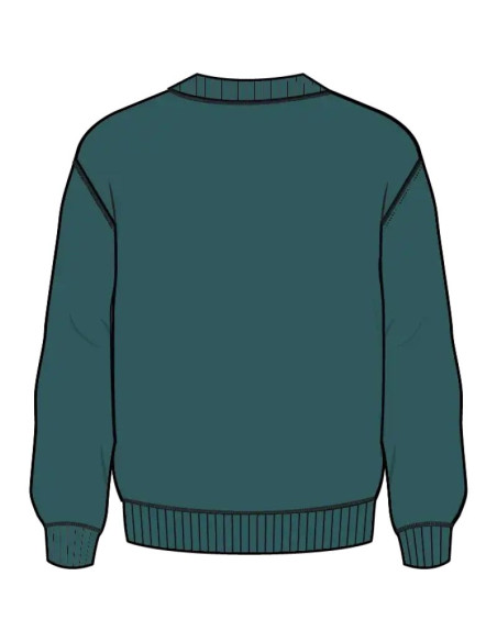 Bluza z okrągłym dekoltem nierozpinana męska 4f 4fwaw26tswsm2736-46s
