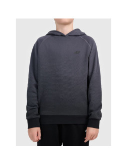 Bluza z kapturem z nadrukiem całopowierzchniowym chłopięca 4f 4fjwaw26tswsm2687-95a