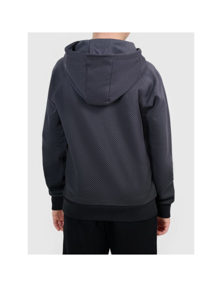 Bluza z kapturem z nadrukiem całopowierzchniowym chłopięca 4f 4fjwaw26tswsm2687-95a