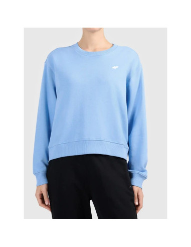Bluza z okrągłym dekoltem nierozpinana damska 4f 4fwaw26tswsf2672-32s