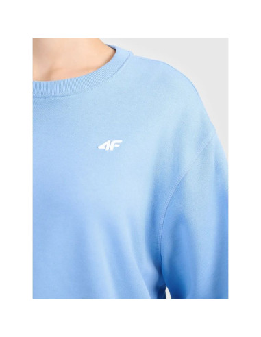 Bluza z okrągłym dekoltem nierozpinana damska 4f 4fwaw26tswsf2672-32s
