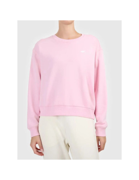 Bluza z okrągłym dekoltem nierozpinana damska 4f 4fwaw26tswsf2672-56s
