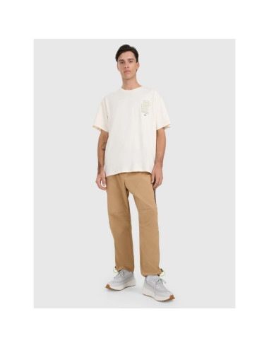 T-shirt oversize z nadrukiem męski 4f 4fraw25ttshm3220-11s