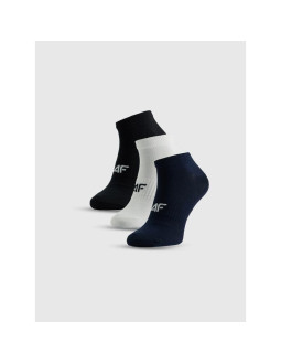 Skarpetki stopki (3-pack) męskie 4f 4frss26usocm0834-91s