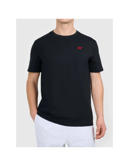 T-shirt z nadrukiem męski 4f 4fwaw26ttshm3578-020s