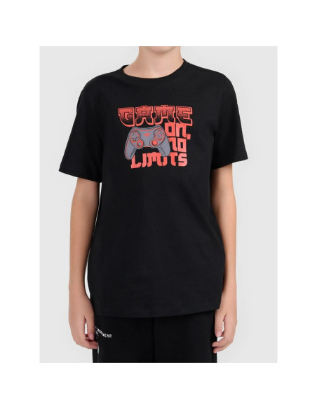 T-shirt z nadrukiem chłopięcy 4f 4fjwaw26ttshm3517-20s