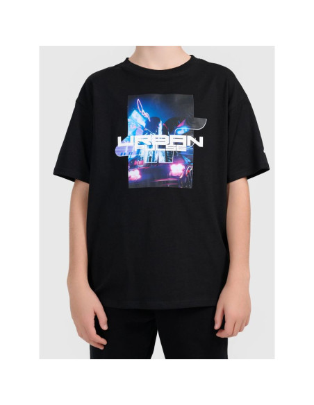T-shirt z nadrukiem chłopięcy 4f 4fjwaw26ttshm3516-20s