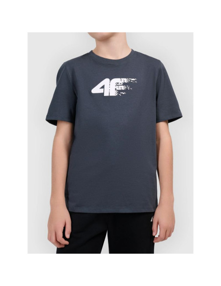 T-shirt z nadrukiem chłopięcy 4f 4fjwaw26ttshm3515-23s