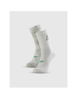 Skarpetki długie (2-pack) damskie 4f 4frss26usocf657-42s