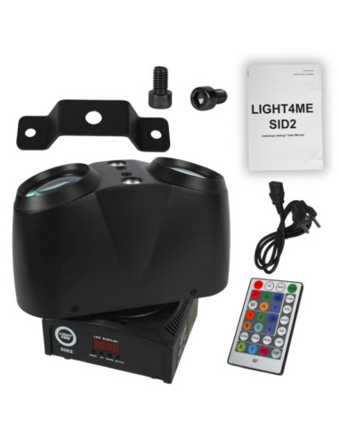 Light4me sid2 - multiefekt świetlny led 4w1 efekt beam/laser/stroboskop